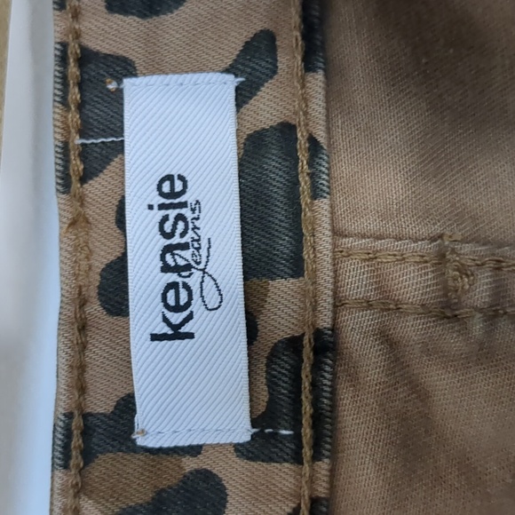 Kensie Jeans : leopard Print Denim mini Skirt NWT Size 10/30 - Picture 6 of 11